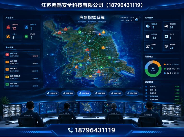 驻马店消防通信指挥展示图